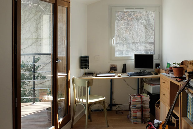 Vue intérieure de la surélévation-surelevation-appartement-Pantin