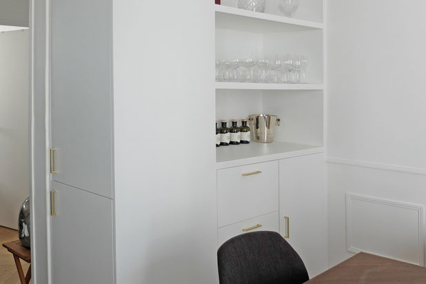Salle à manger-rehabilitation-logement-Paris