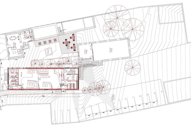 Plan d'ensemble-rehabilitation-hotel-Bessé-sur-Braye