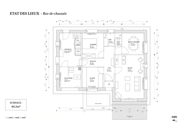 Villa SDO - Plan existant-agrandissement_extension-maison-Fréhel