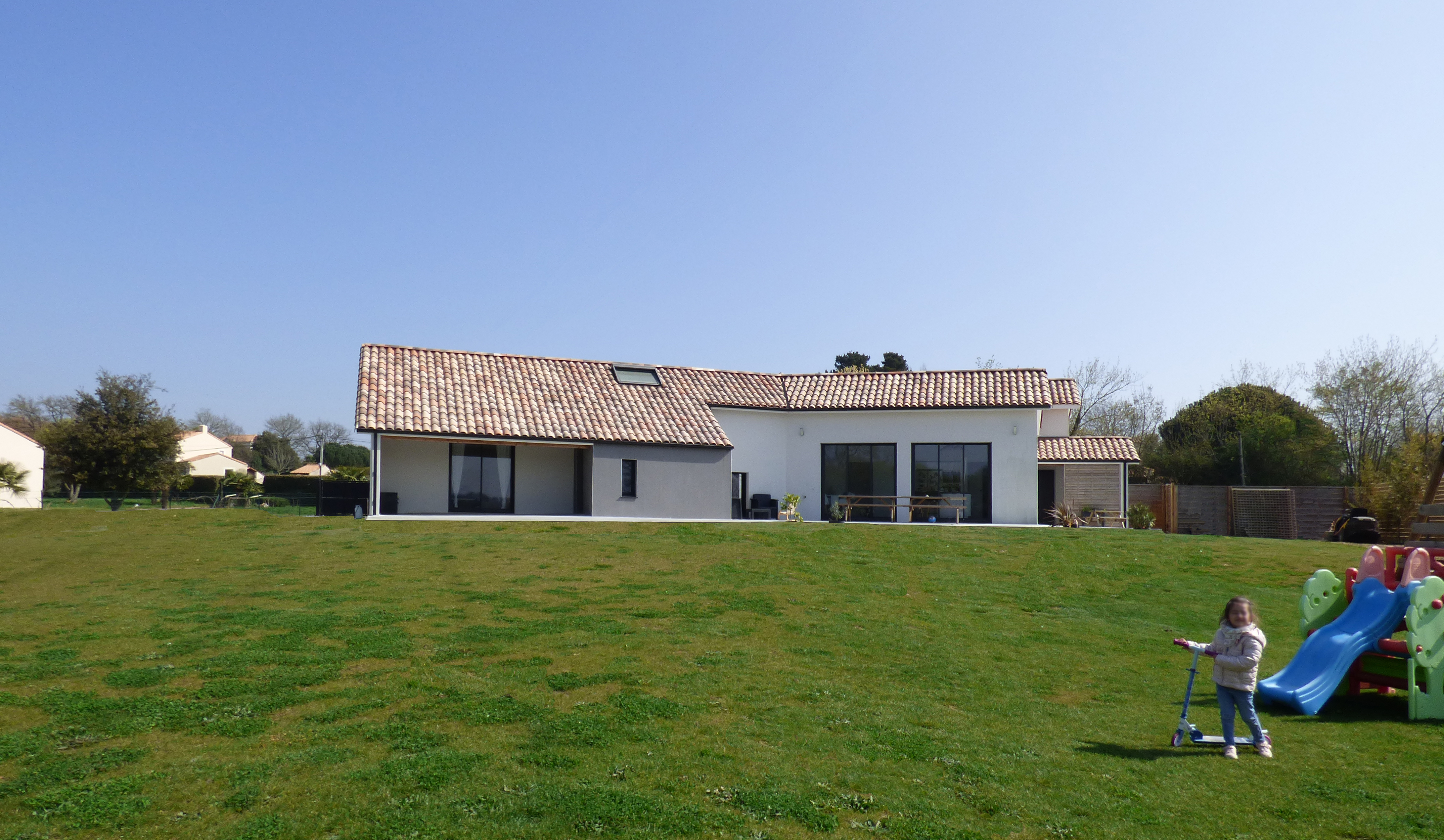 Coucher de Salettes – construction de maison neuve Ain
