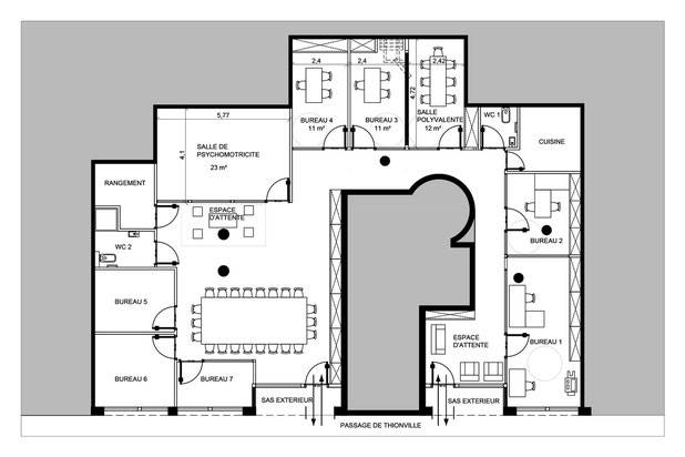 Plan de aménagement-renovation-boutique_local-Paris