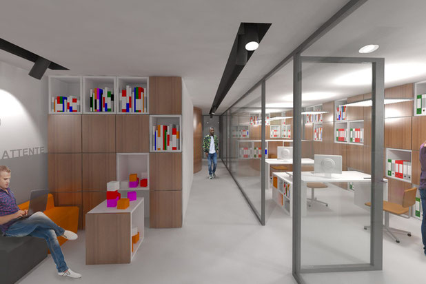Vue Hall d'Accès-renovation-boutique_local-Paris