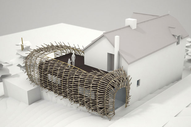 Vue Maquette Numérique-3-agrandissement_extension-logement-Sainte-Suzanne-et-Chammes