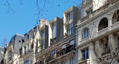 Photo d'un projet de Surélévation Logement à Paris