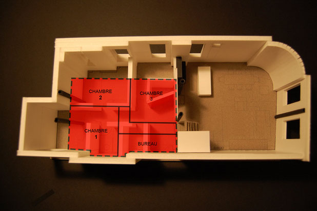 Maquette du projet-amenagement-logement-Paris