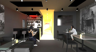 Photo d'un projet de Aménagement Café ou restaurant à Paris