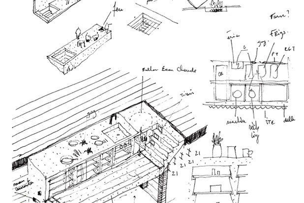 Esquisses-rehabilitation-maison-Les Deserts