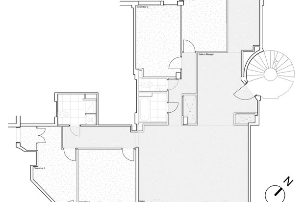 Plan Existant-renovation-appartement-Paris