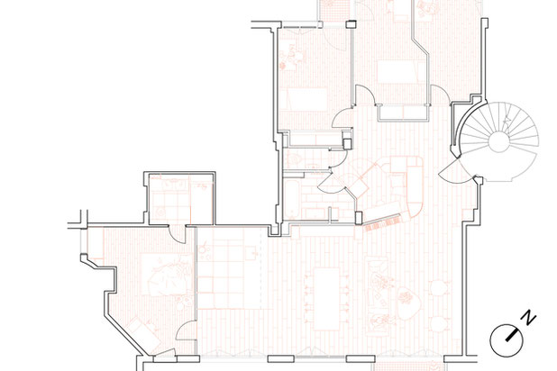 Plan projeté-renovation-appartement-Paris