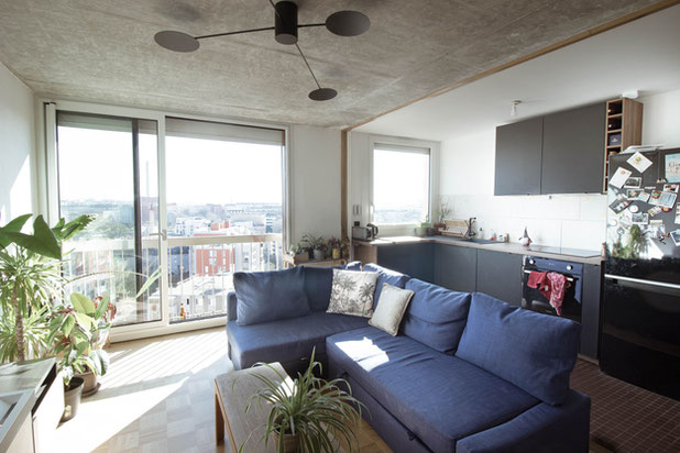 Vue depuis Salon 2-renovation-appartement-Saint-Ouen-sur-Seine