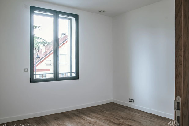 Une chambre rénovée-surelevation-surelevation-Antony