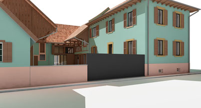 Photo d'un projet de Réhabilitation Local à Krautergersheim