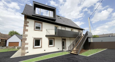 Photo d'un projet de Réhabilitation Maison à Knœrsheim