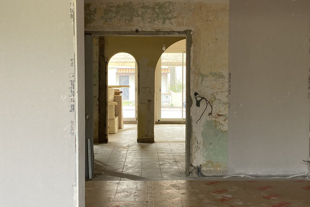 Pose isolation au RDC-agrandissement_extension-maison-Saint-Jean-de-Monts