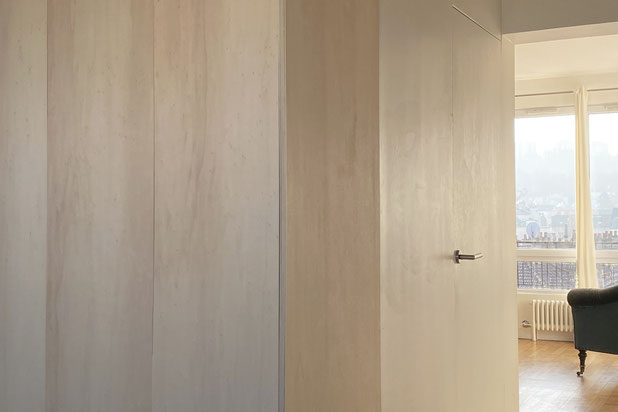 Angle du module central-renovation-appartement-Pantin