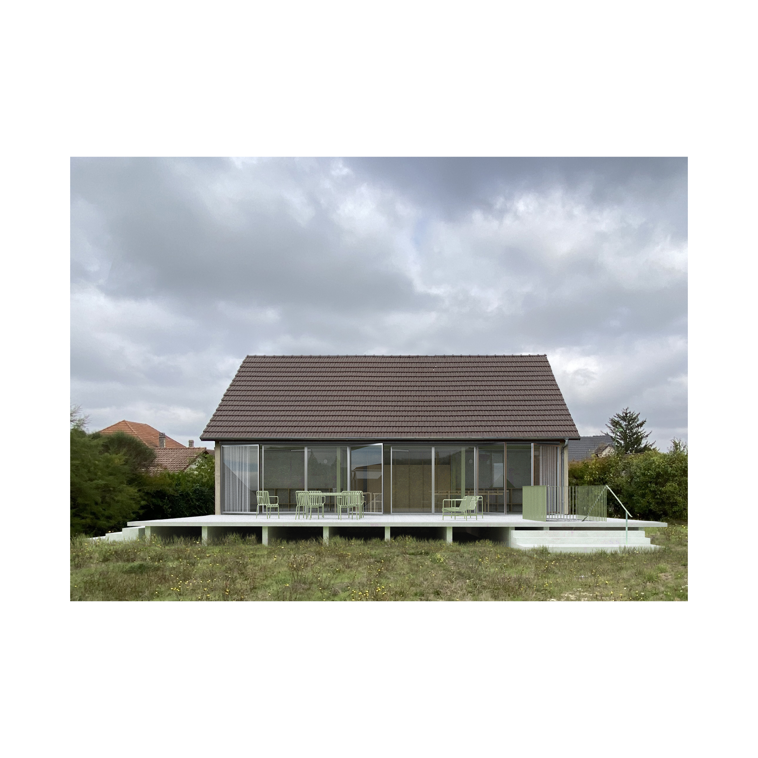 Transformation d'une bâtisse en maison d'hôte – extension de maison Marne Transformation d'une bâtisse en maison d'hôte – extension de maison Marne