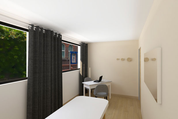 Salle de soin - Vue 3D-amenagement-boutique_local-Quimper