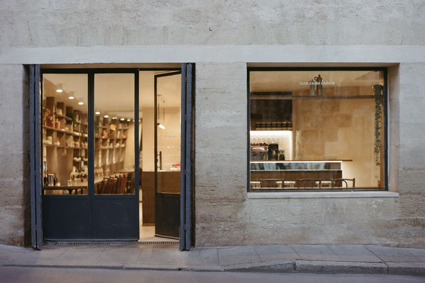 Entrée du club casse croûte-amenagement-cafe_restaurant-Montpellier