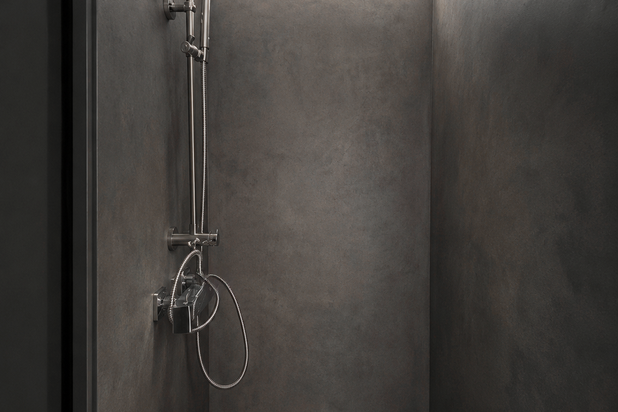 Douche en béton-renovation-appartement-Paris