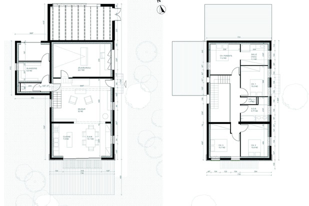 Plans projet-renovation-maison-Libourne