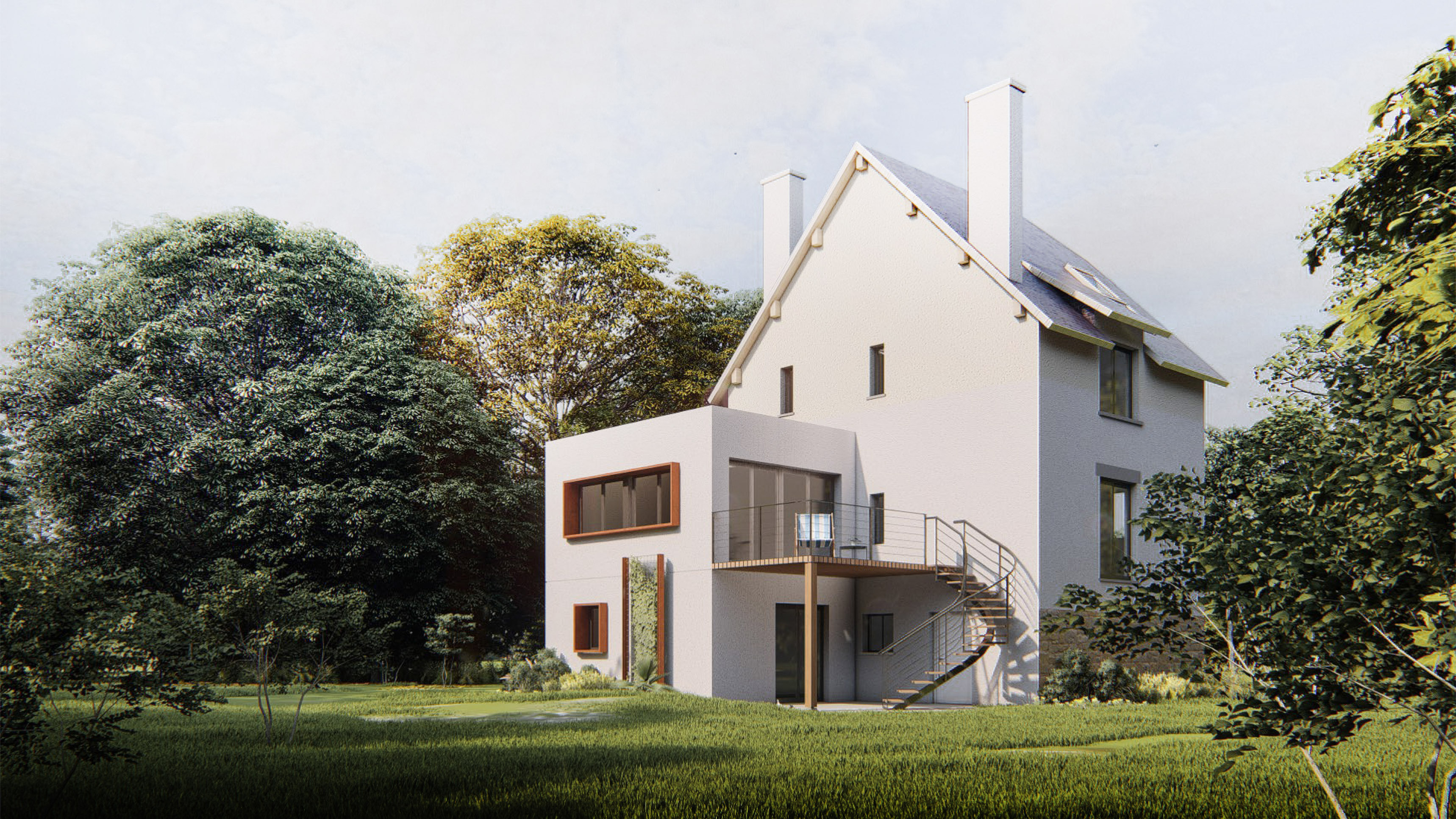 Création d'une extension contemporaine dans le Morbihan – extension de maison Alpes-de-Haute-Provence