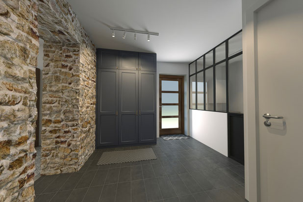 Entrée-renovation-maison-Vertou