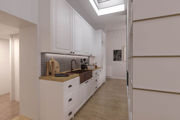 Cuisine-agrandissement_extension-maison-Nantes