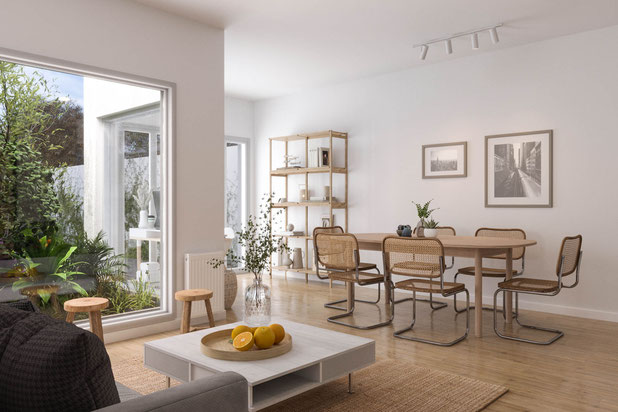 Salon/salle à manger-agrandissement_extension-maison-Nantes