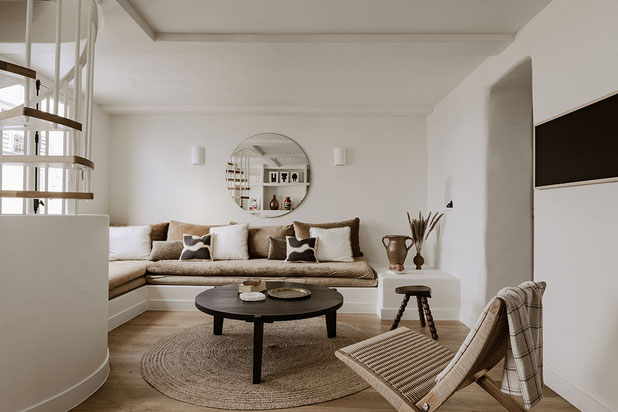 Tholozé - Salon-renovation-appartement-Paris