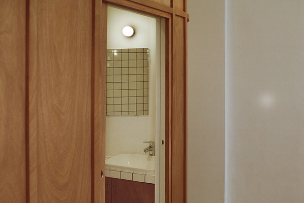 Salle de bain ouverte-renovation-appartement-Montpellier