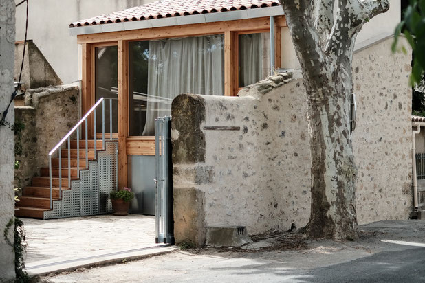 Façade Nord-construction-maison-Usclas-d'Hérault