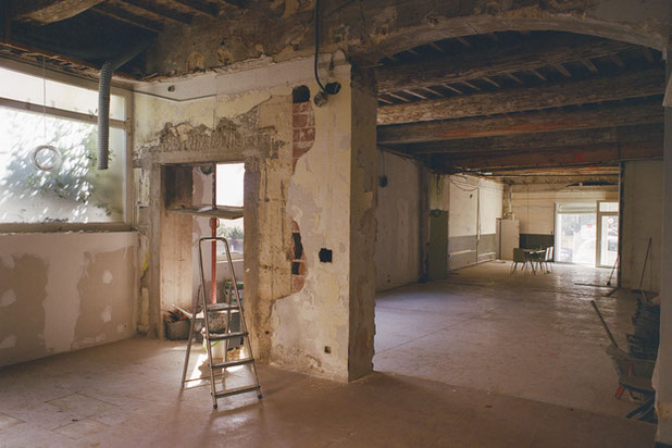 Chantier : curage-renovation-bureaux-Montpellier