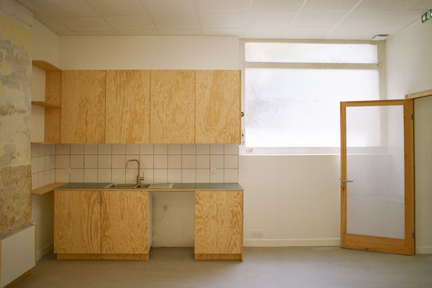 Cuisine, salle de repos-renovation-bureaux-Montpellier