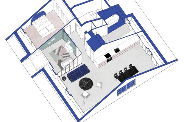 Axonométrie-renovation-appartement-Lyon