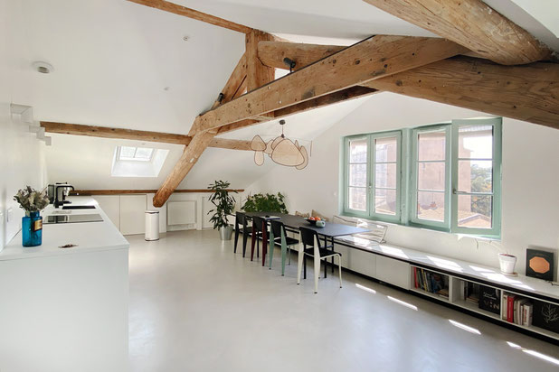Salon/cuisine-renovation-appartement-Lyon