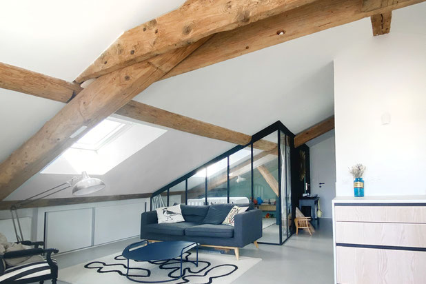 Salon/cuisine-renovation-appartement-Lyon