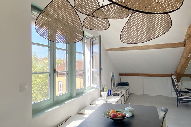 Salon/cuisine-renovation-appartement-Lyon