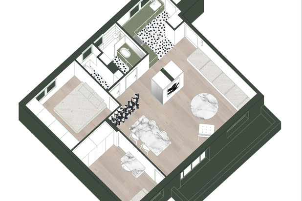 Axonométrie-renovation-appartement-Lyon
