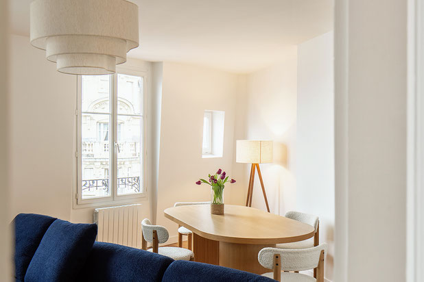 Aménagement du salon-renovation-appartement-Paris