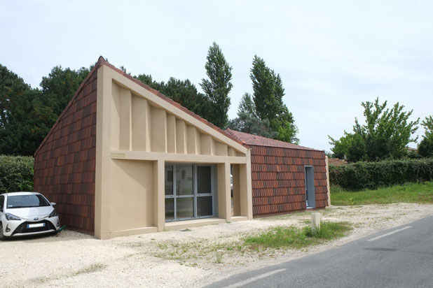 Vue depuis la rue-construction-maison-Gradignan
