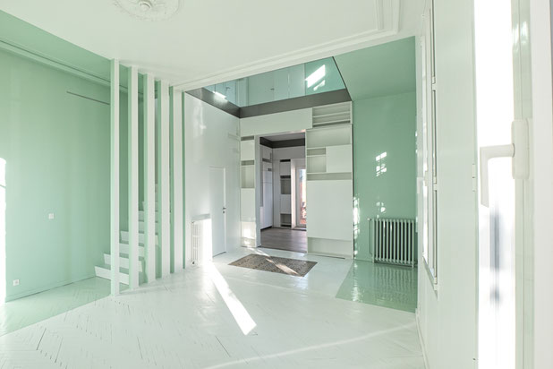 Vue générale sur le salon-renovation-immeuble-Bruges