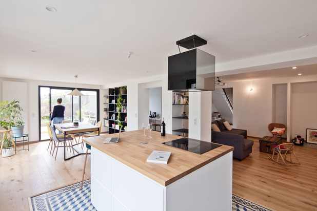 Cuisine/salle à manger-renovation-maison-Saint-Herblain