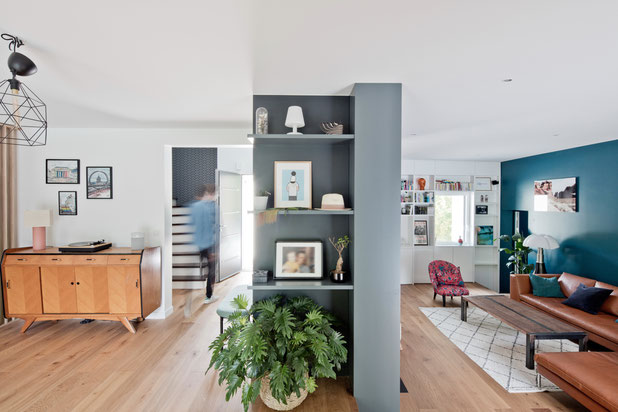 Pièce de vie-amenagement-maison-Sautron