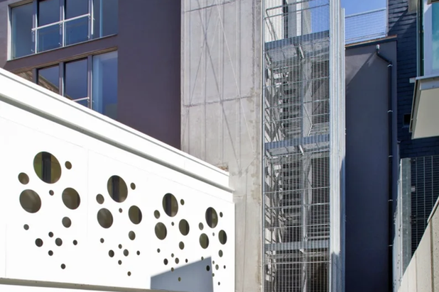 Passage public-construction-immeuble-Bruxelles