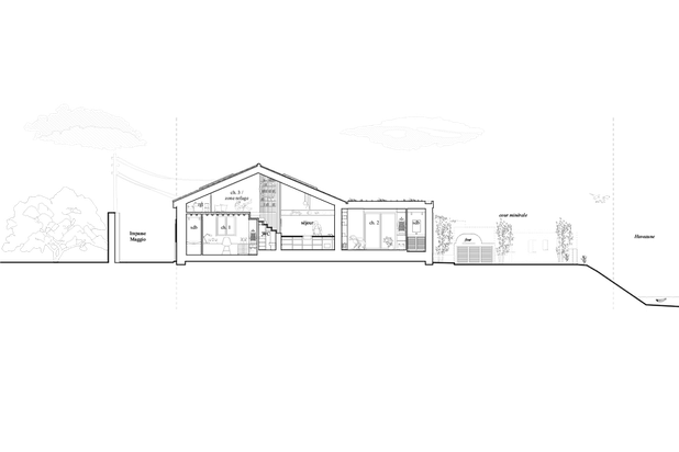 Coupe longitudinale-agrandissement_extension-maison-Marseille