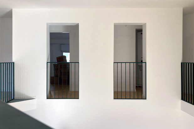 Vue vers la coursive-renovation-appartement-Marseille