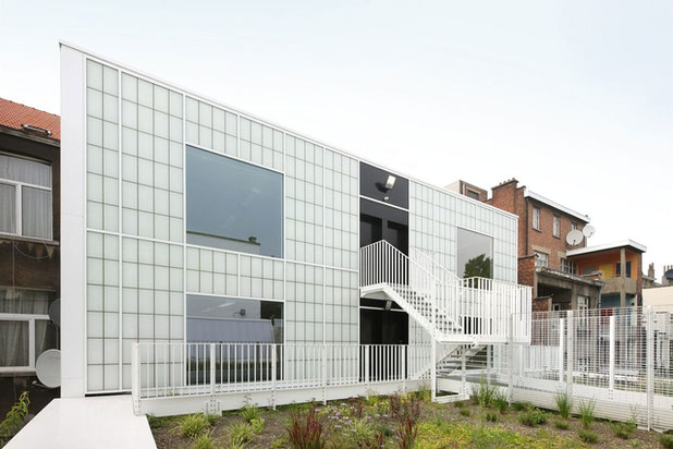 Façade arrière-construction-equipement-Bruxelles