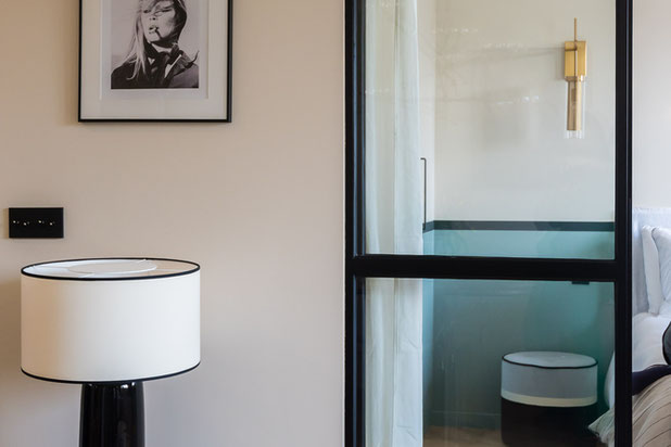 Détail cloison vitrée-renovation-logement-Rueil-Malmaison