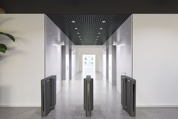 Vue du hall d'entrée-renovation-immeuble-Boulogne-Billancourt